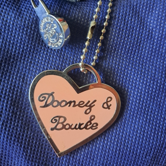 VTG Dooney Bourke D&B logo Black Wristlet Wallet - Picture 3 of 6